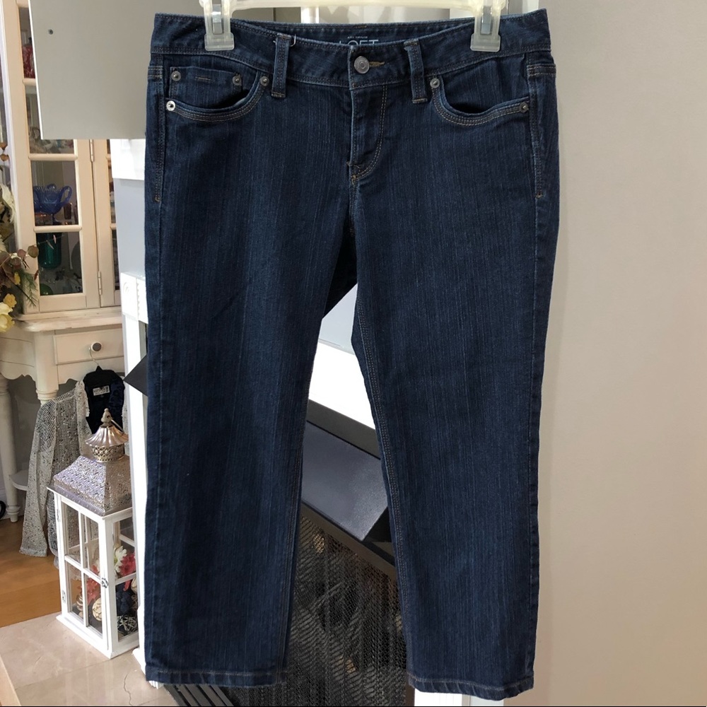 Ann Taylor LOFT Modern Jean Denim Capri Pants